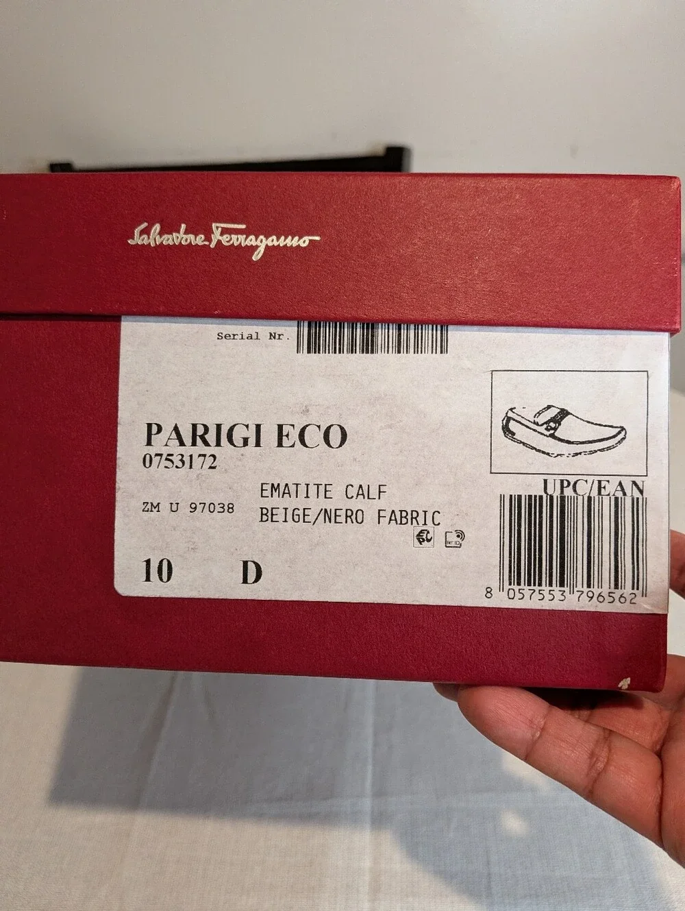 FERRAGAMO Empty Gift Storage Shoe Box